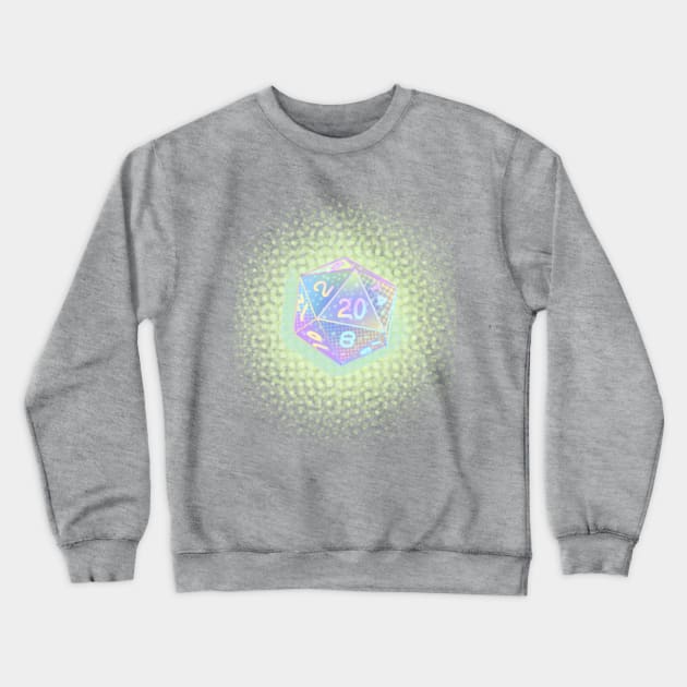 Pastel D20 Crewneck Sweatshirt by simonajulieta